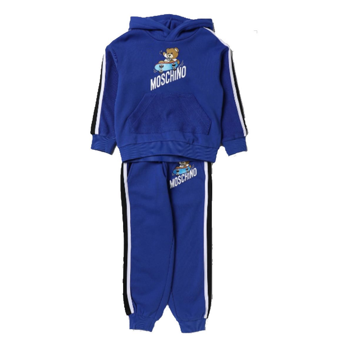 Picture of Moschino Boys Royal Blue Hooded Tracksuit
