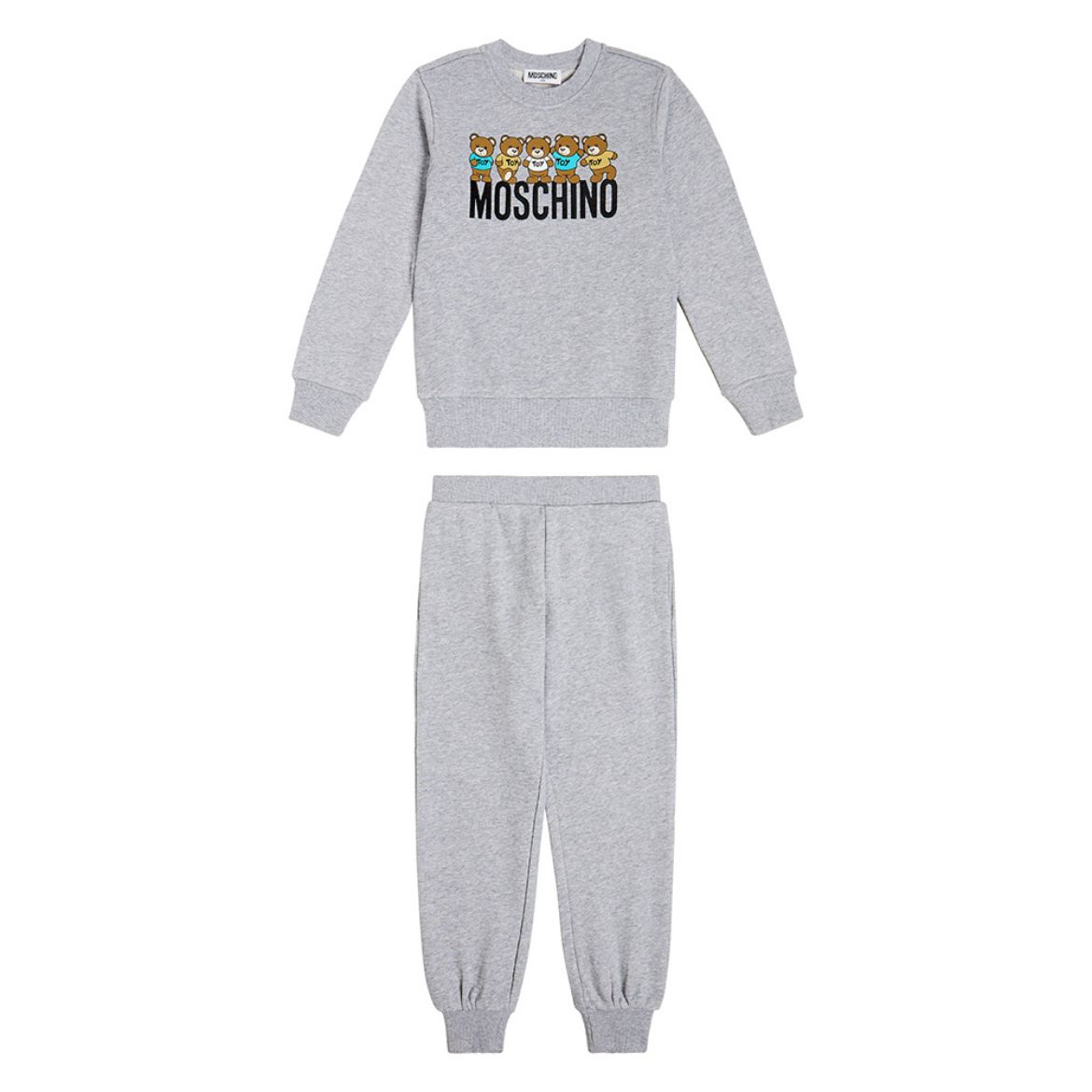Picture of Moschino Boys Grey Teddy Logo Tracksuit