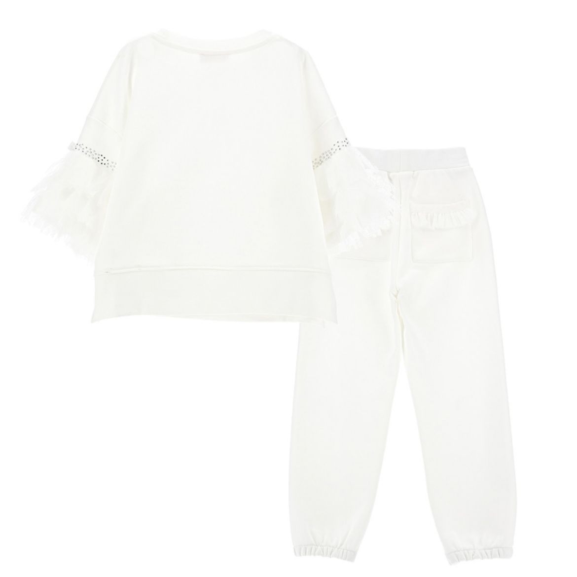Picture of Monnalisa Girls White Tracksuit