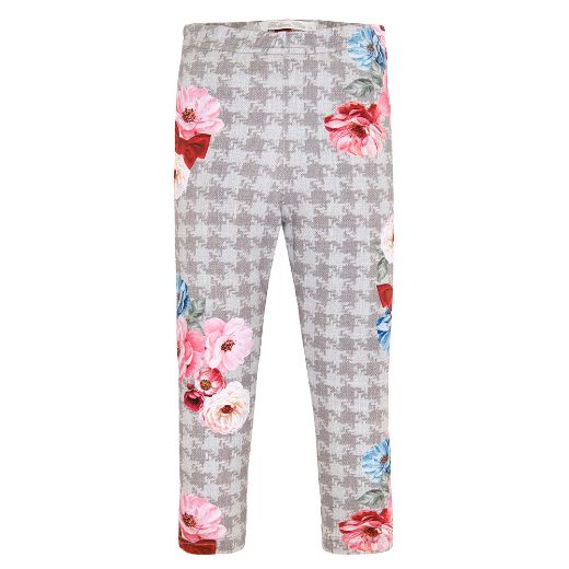 Picture of Balloon Chic Girls Grey Flower Legging Set
