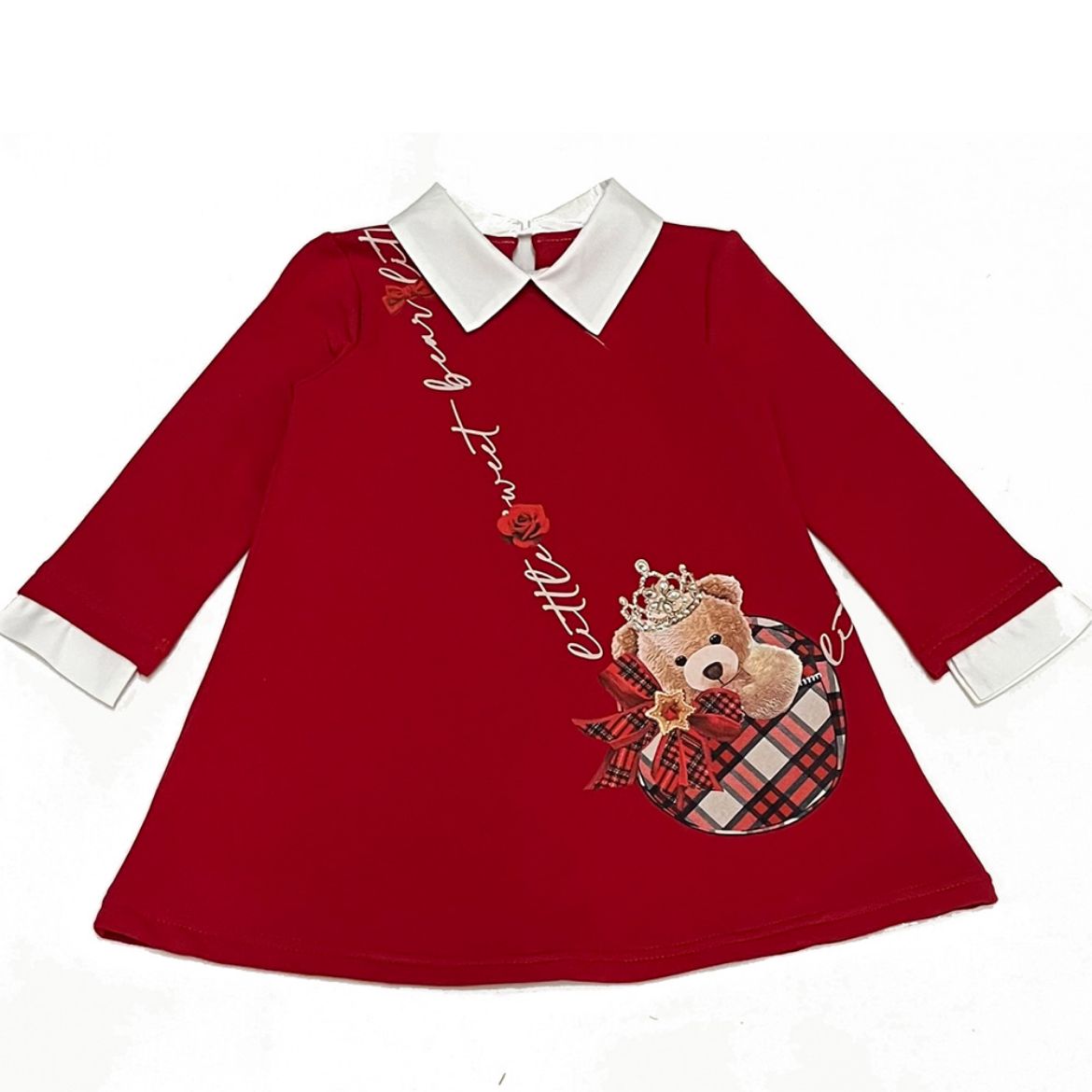 Picture of Balloon Chic Girls Red Teddy Dress