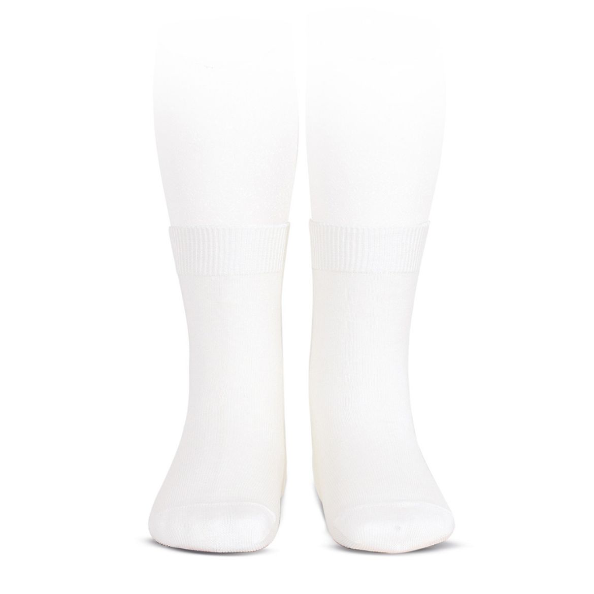 Picture of Condor Plain Stitch Basic Short Sock - White