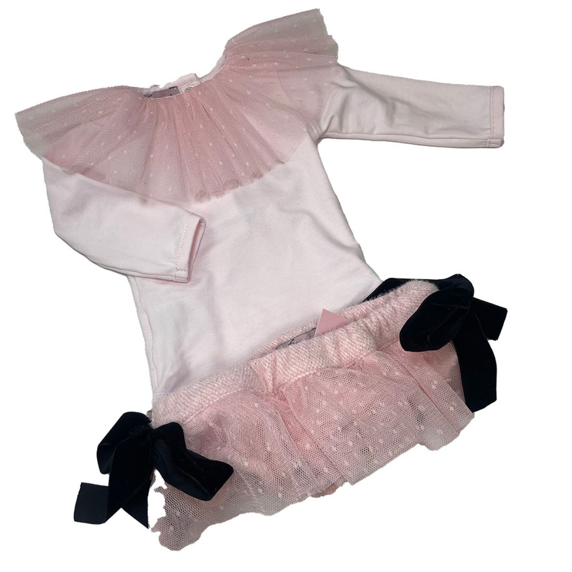 Picture of Phi Pink Tulle Top & Knickers