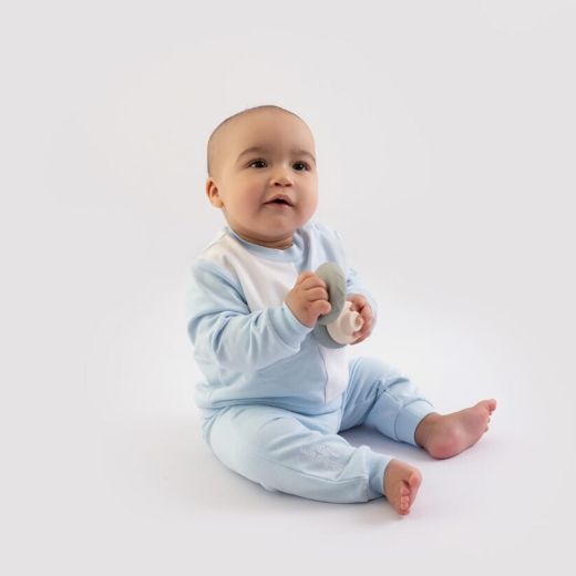Picture of Mitch & Son Mini Boys 'River' Blue Block Tracksuit	