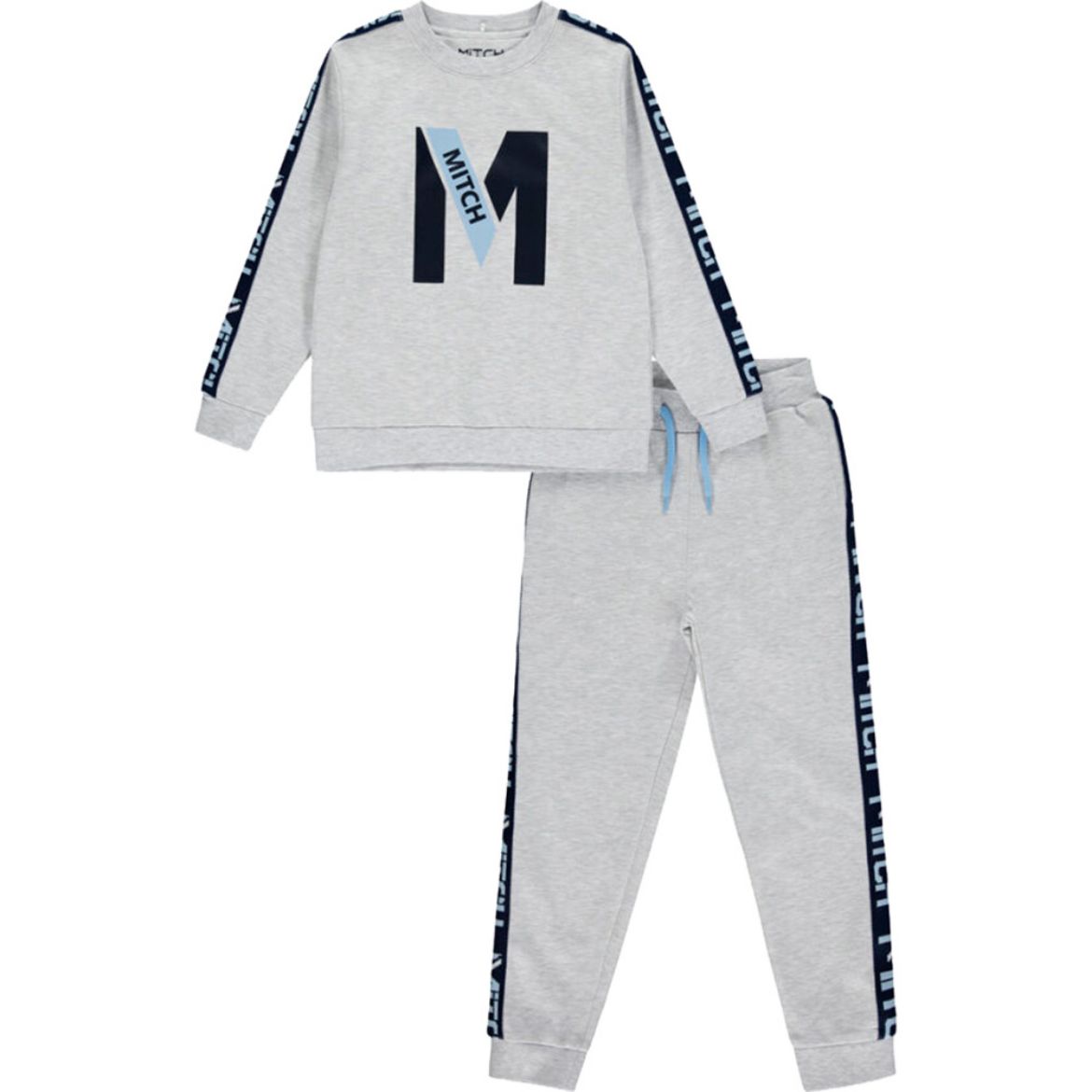 Picture of Mitch Boys 'Calgary' Grey Tracksuit