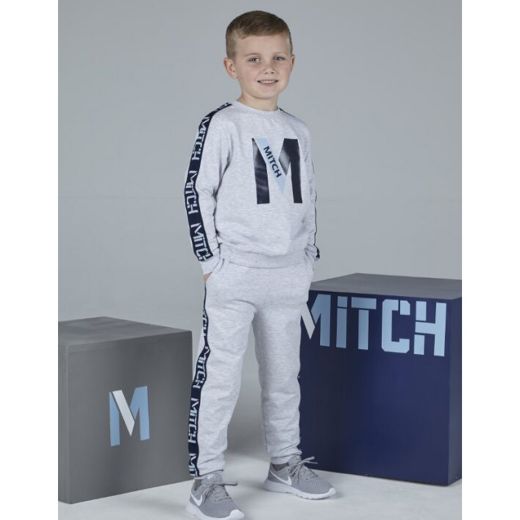 Picture of Mitch Boys 'Calgary' Grey Tracksuit