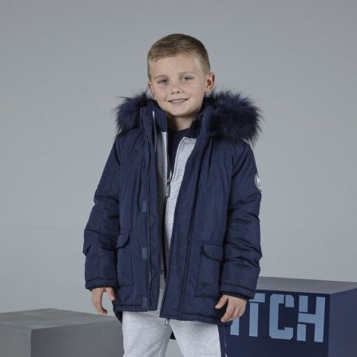 Picture of Mitch Boys 'Toronto' Navy Coat	
