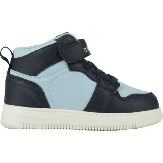 Picture of Mitch & Son Boys 'Jump' Navy High Top Trainers