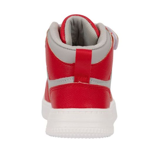 Picture of Mitch & Son Boys 'Jump' Red High Top Trainers