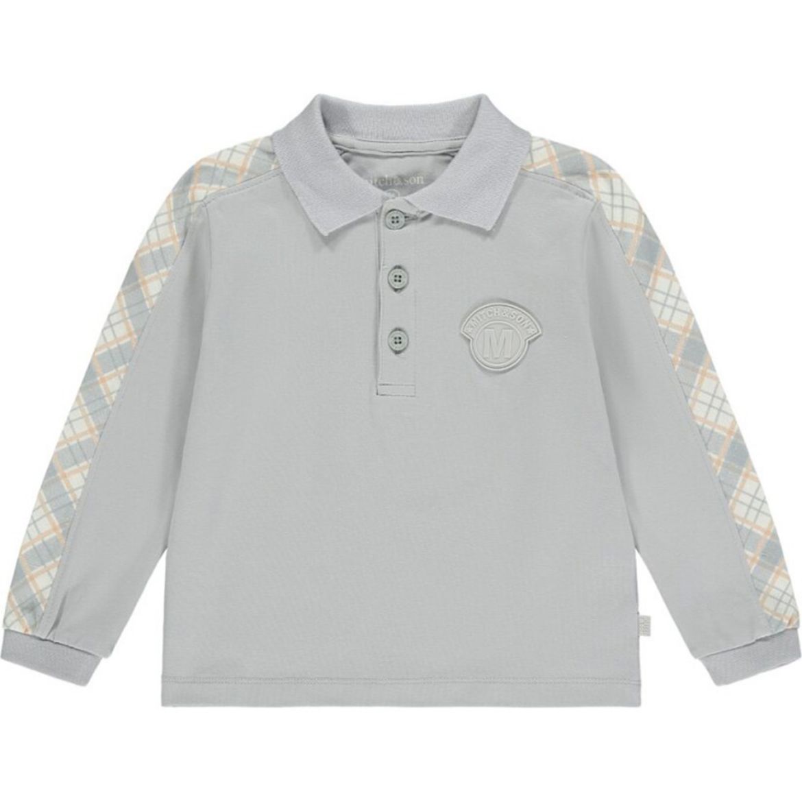 Picture of Mitch & Son Boys 'Ocean' Grey Polo Top