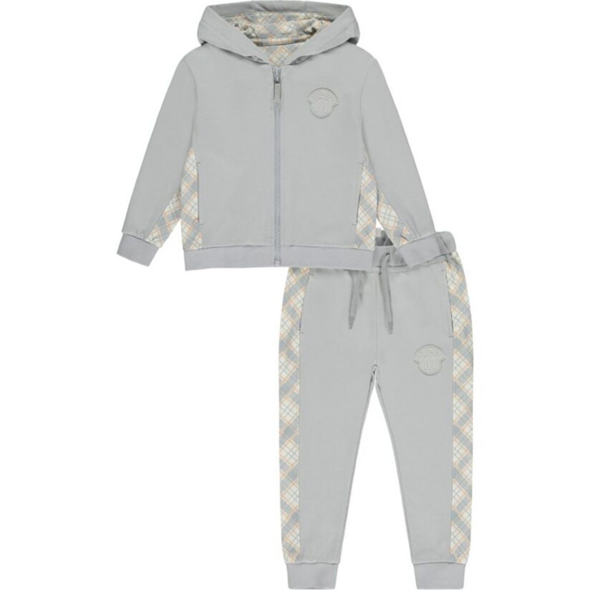 Picture of Mitch & Son Boys 'Orlando' Grey Zip Tracksuit