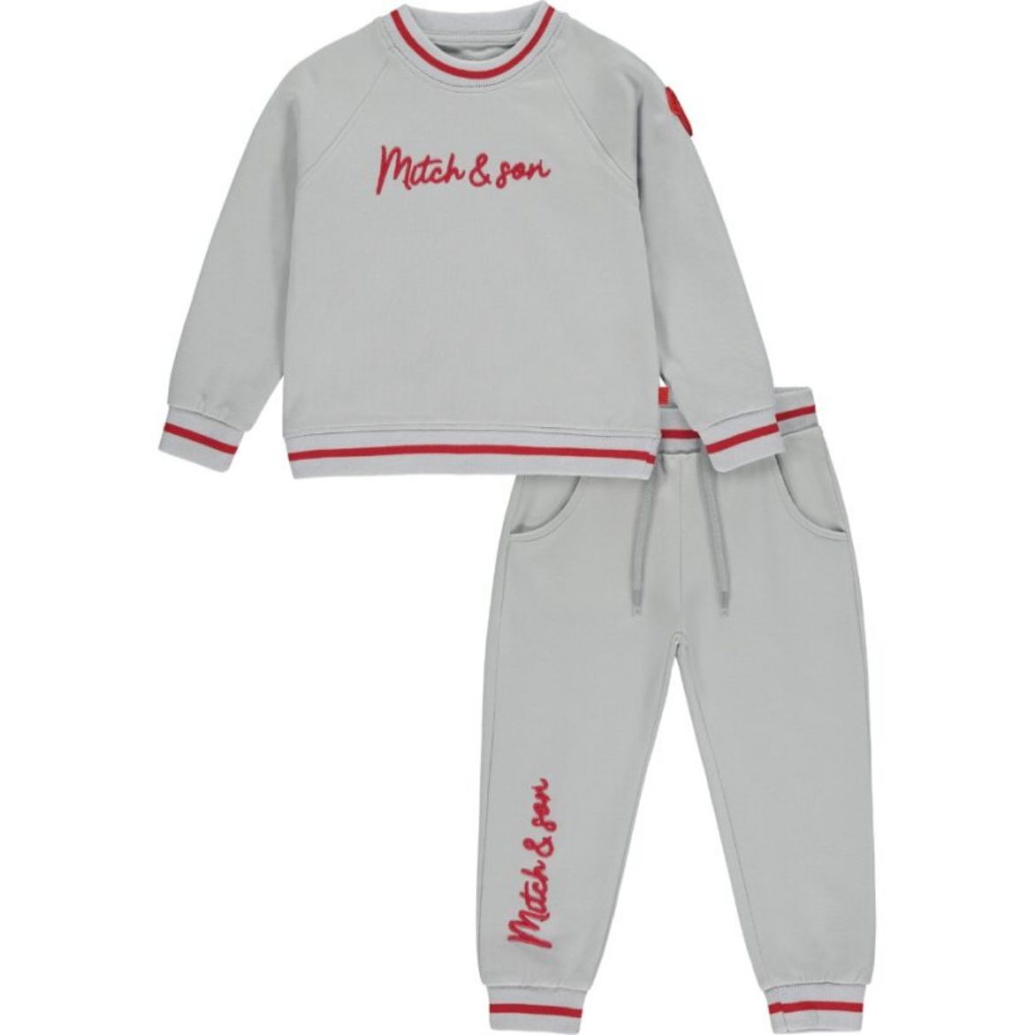 Picture of Mitch & Son Boys 'Orion' Grey Tracksuit