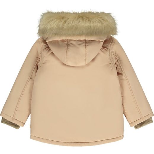 Picture of Mitch & Son Boys 'Oliver' Beige Faux Fur Coat