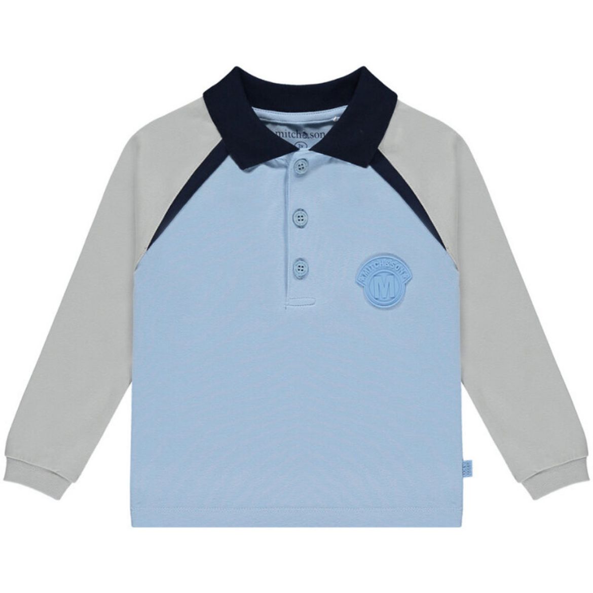 Picture of Mitch & Son Boys 'Pedro' Blue Polo Top