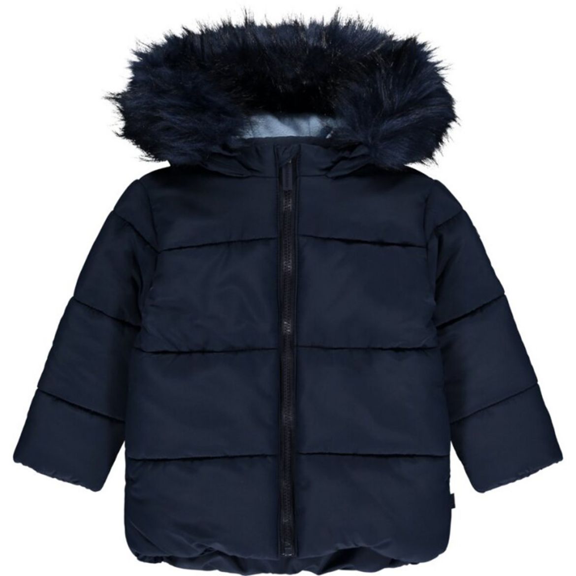Picture of Mitch & Son Boys 'Parker' Navy Faux Fur Coat