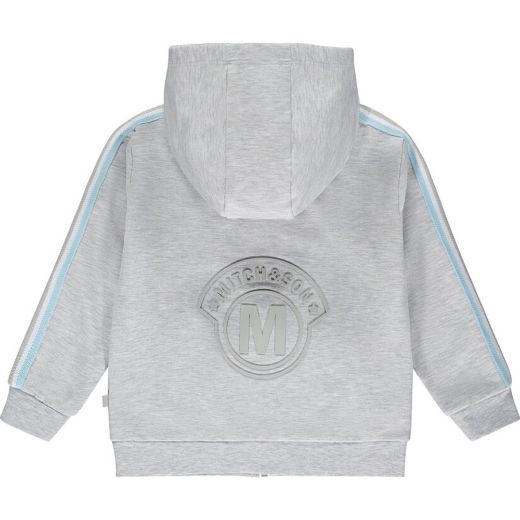 Picture of Mitch & Son Boys 'Nate' Grey Zip Tracksuit
