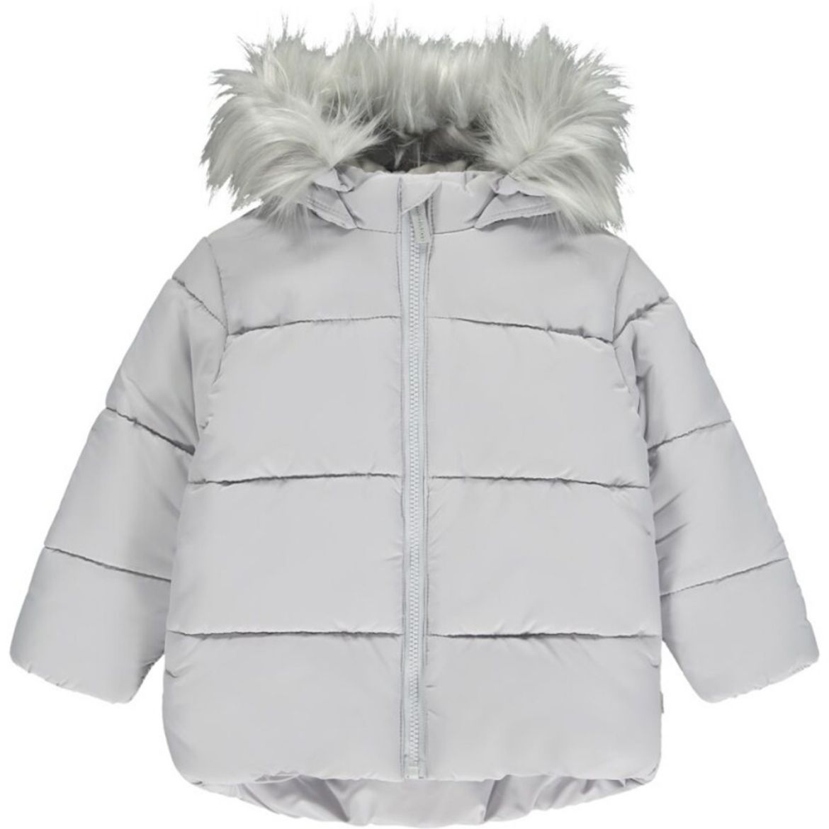 Picture of Mitch & Son Boys 'Niko' Grey Faux Fur Coat