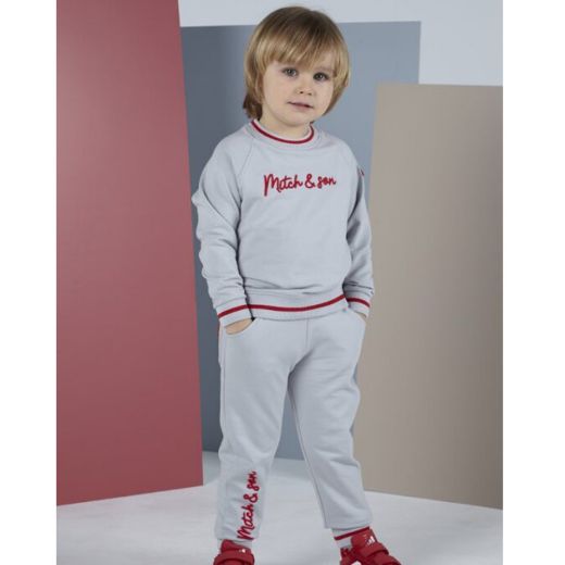 Picture of Mitch & Son Boys 'Orion' Grey Tracksuit