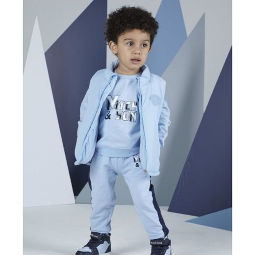 Picture of Mitch & Son Boys 'Preston' Blue Gilet