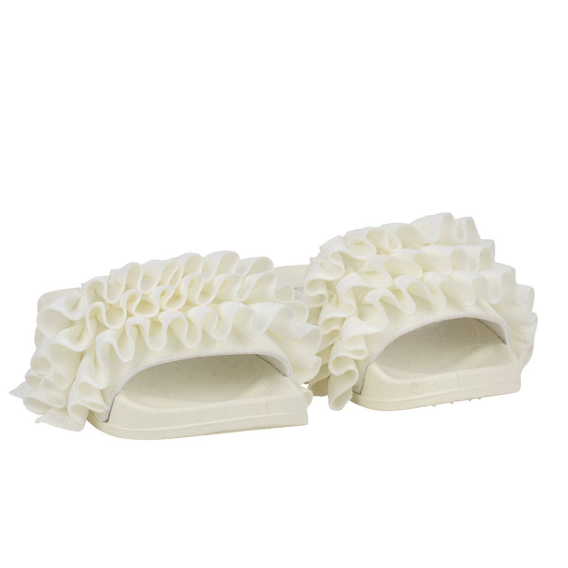 Picture of A Dee Frilly White Sliders