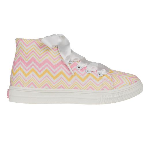 Picture of A Dee Jazzy Pink Printed High Top