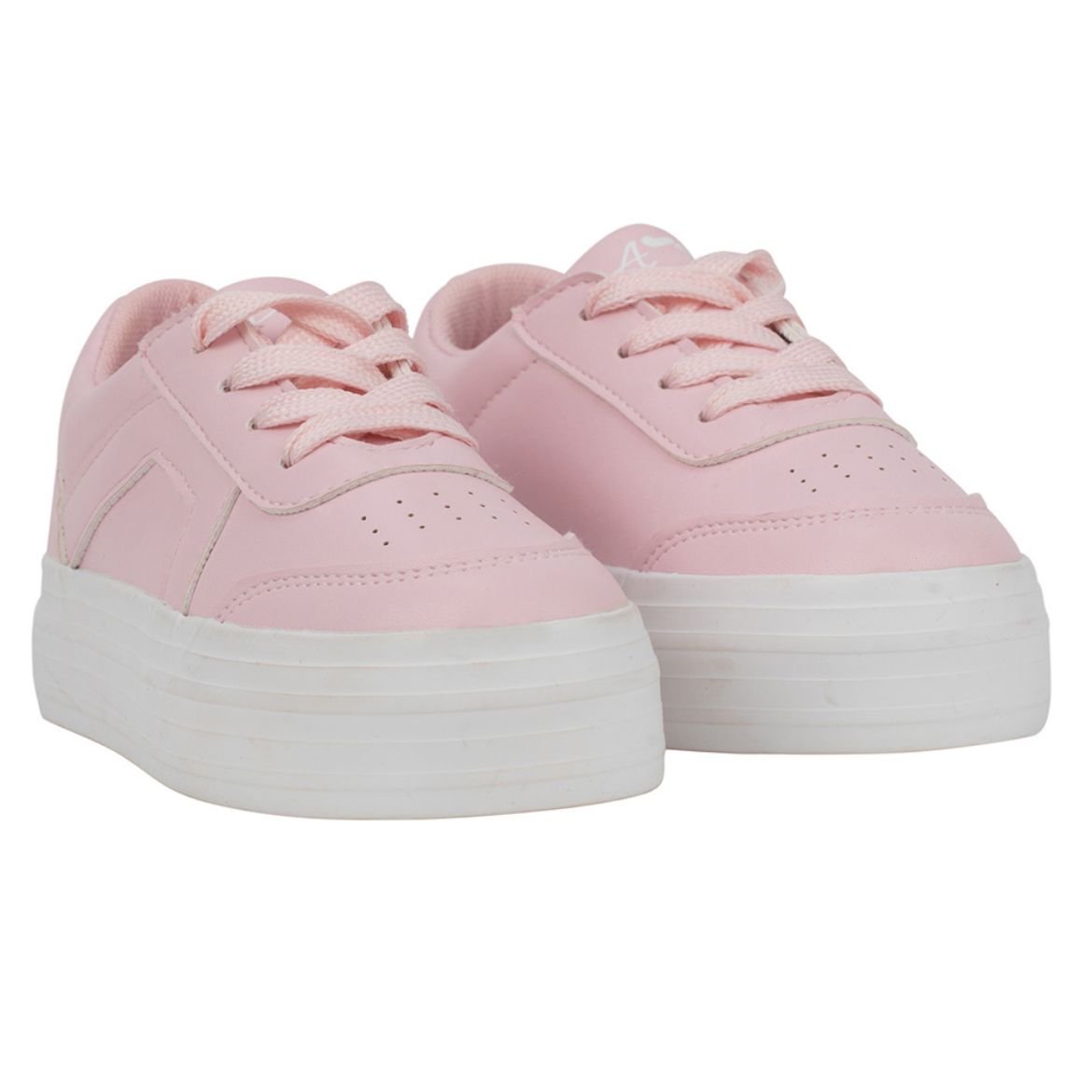 Picture of A Dee Patty Pink Platform Trainer