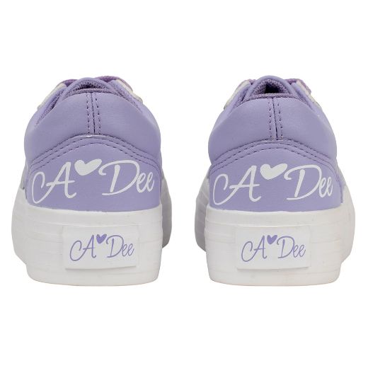 Picture of A Dee Patty Lilac Platform Trainer