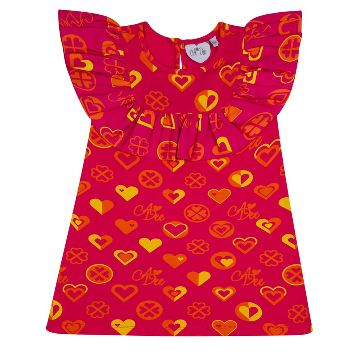 Picture of A Dee Marissa Heart Print Jersey Dress