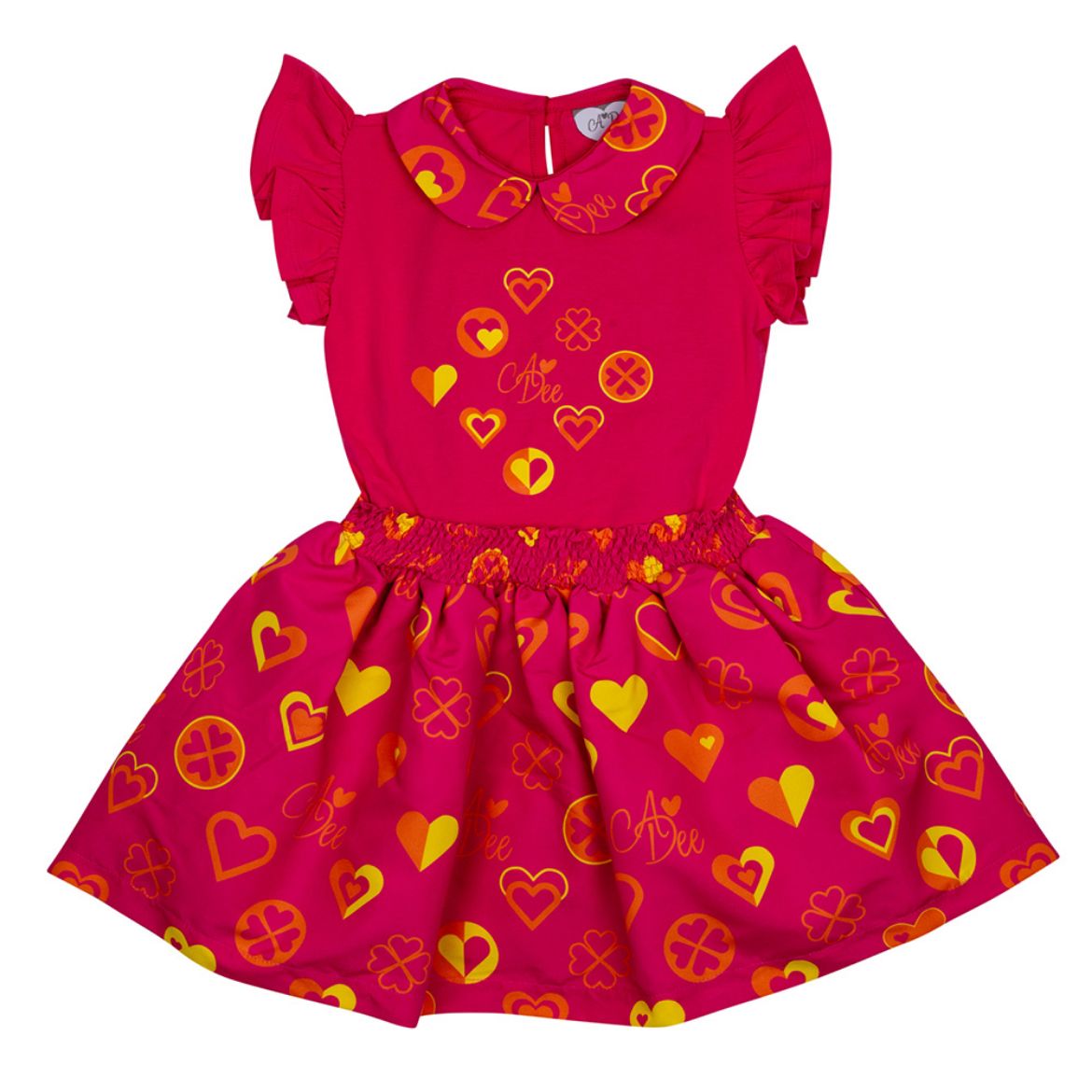 Picture of A Dee Molly Heart Printed Dress