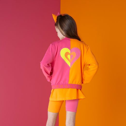 Picture of A Dee Mandy Colour Block Bomber Jacket