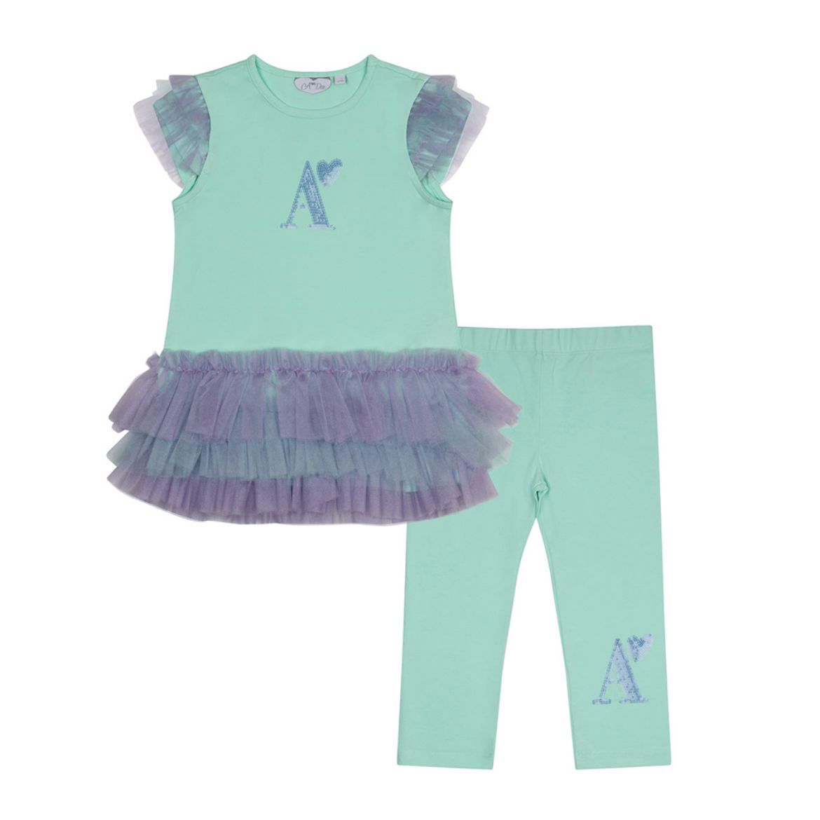 Picture of A Dee Niamh Mint Tulle Leggings Set