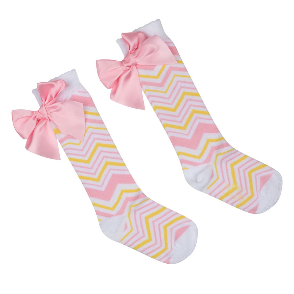 Picture of A Dee Lara White Bow Knee Socks