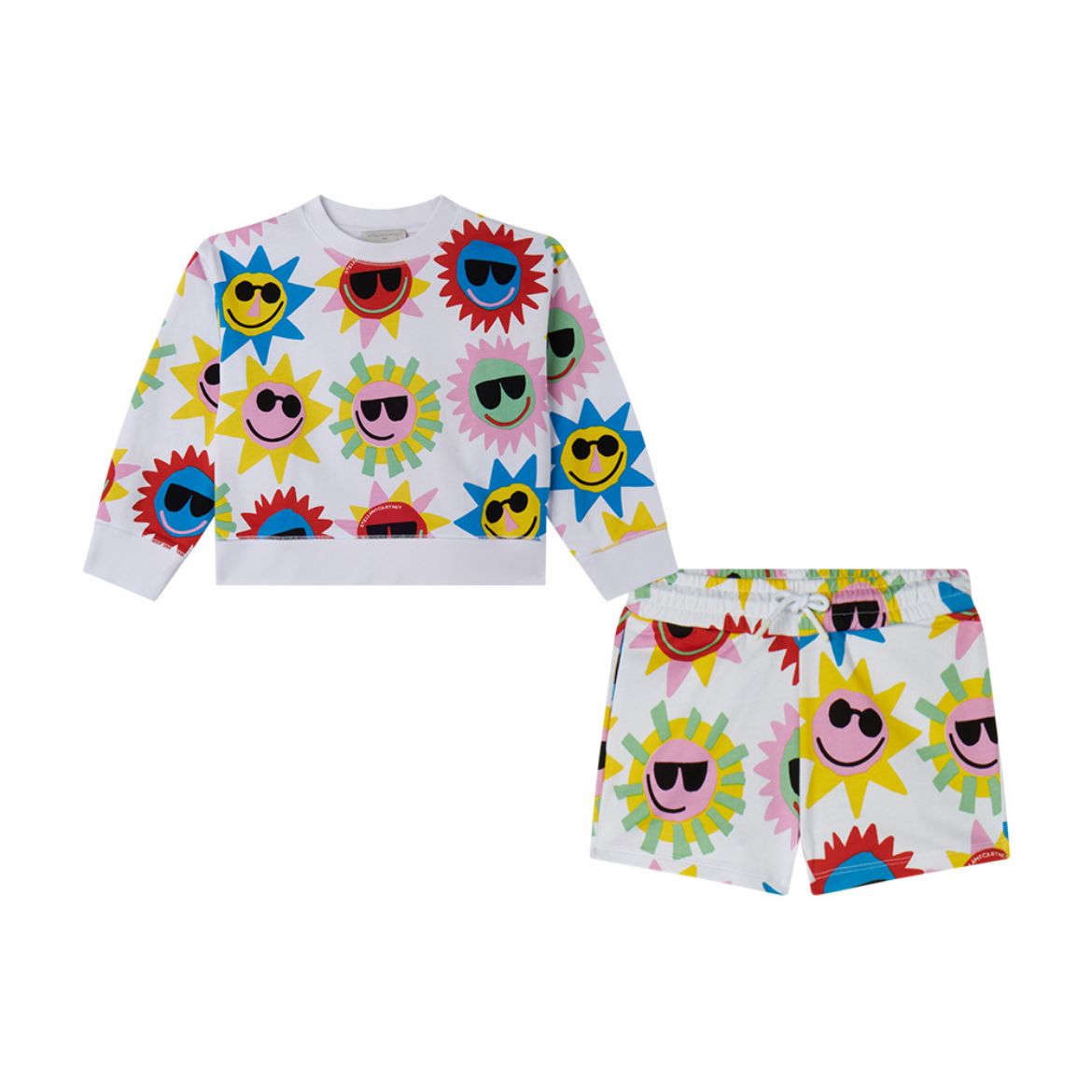 Picture of Stella Mc Cartney Girls Sun Print Short Set