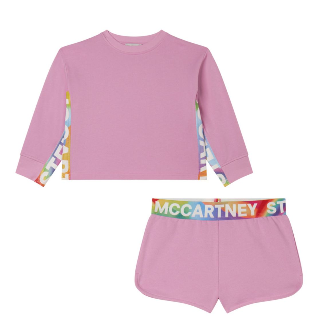 Picture of Stella Mc Cartney Girls Pink Short Set