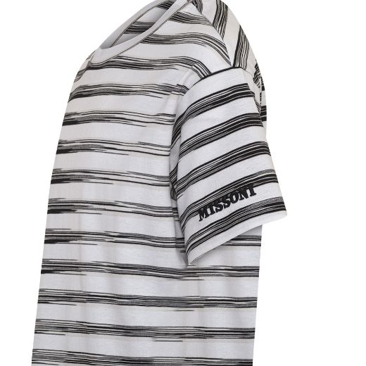 Picture of Missoni Boys Black & White Striped T-Shirt