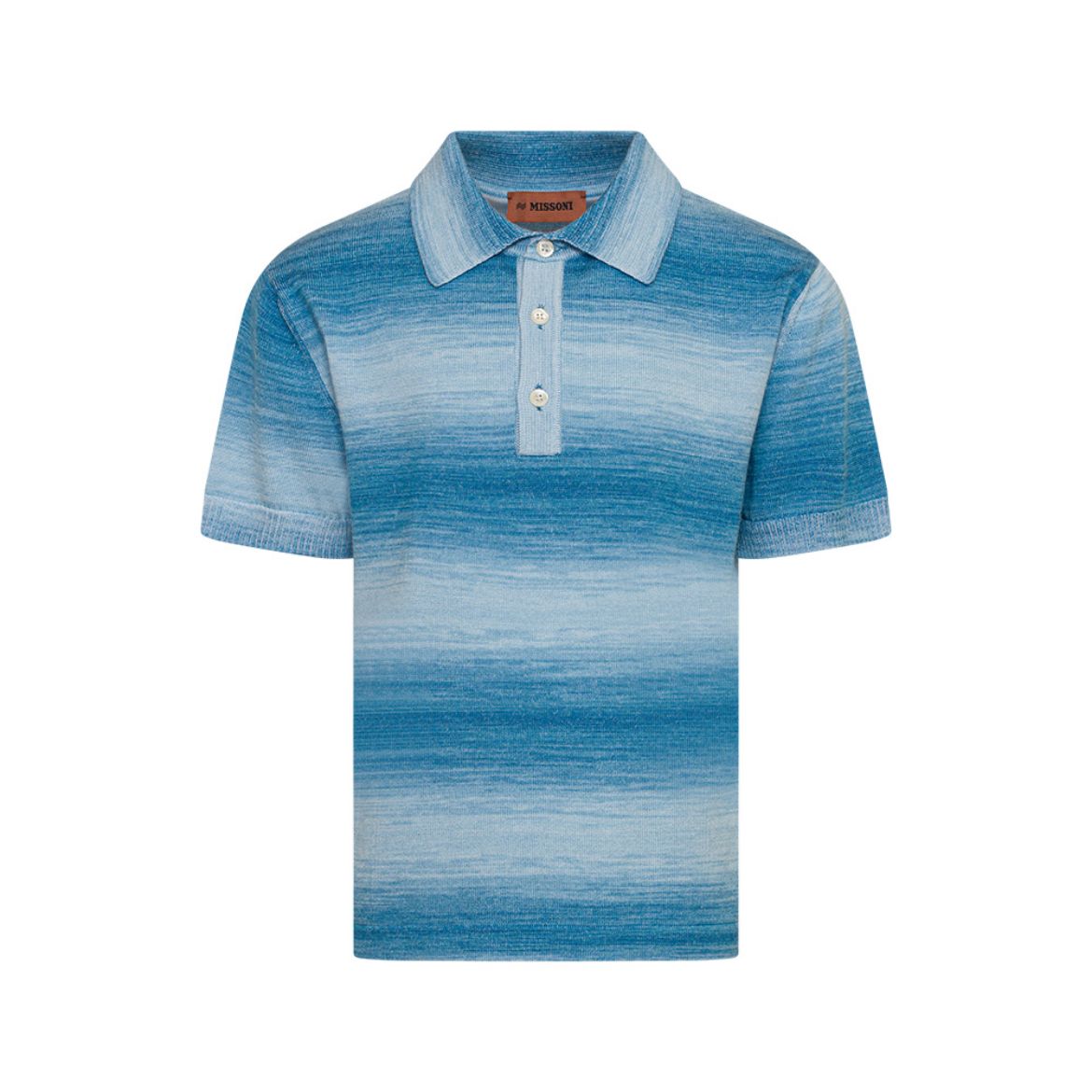 Picture of Missoni Blue Printed Polo