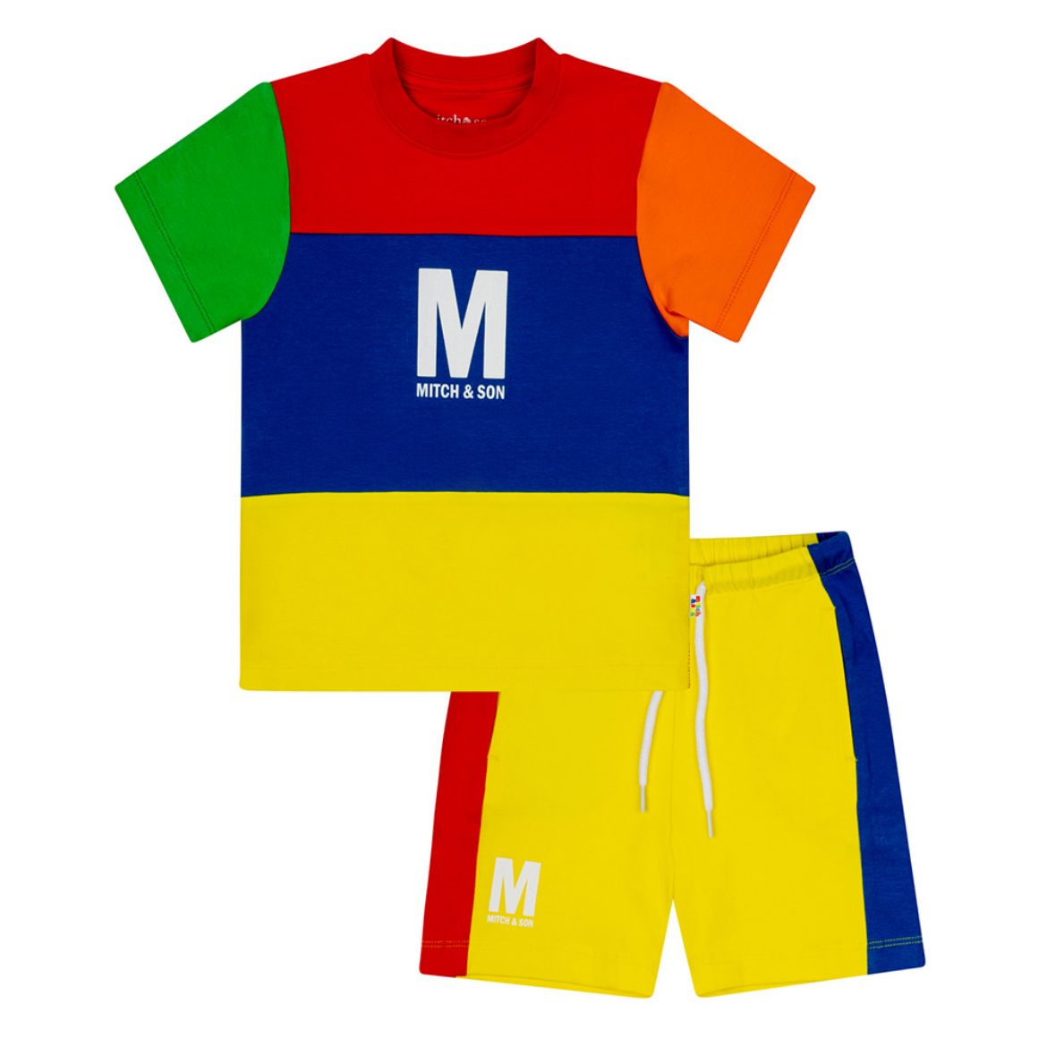 Picture of Mitch & Son Virgil Colour Block Short Set