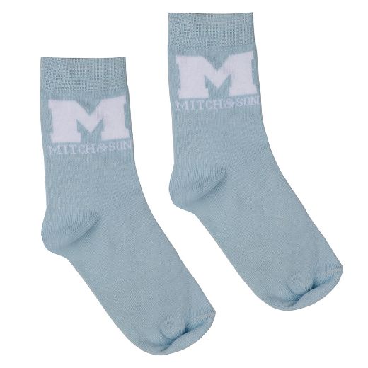 Picture of Mitch & Son Tamir Blue Pack of 2 Socks