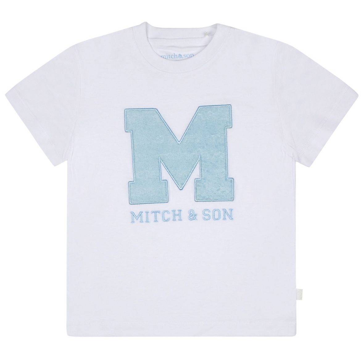 Picture of Mitch & Son Thom White Logo T-Shirt