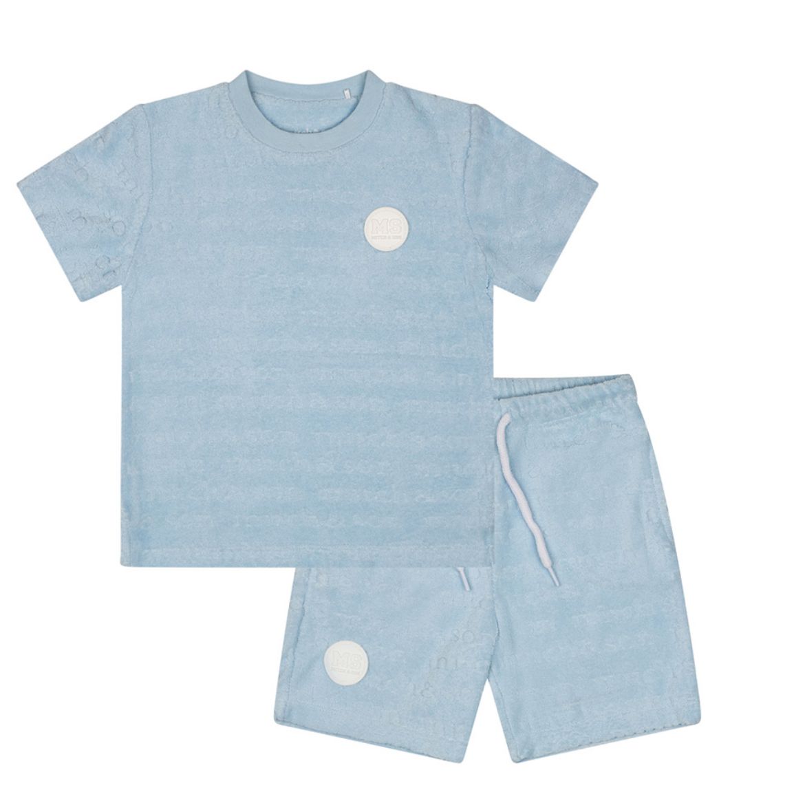 Picture of Mitch & Son Terry Blue Short Set