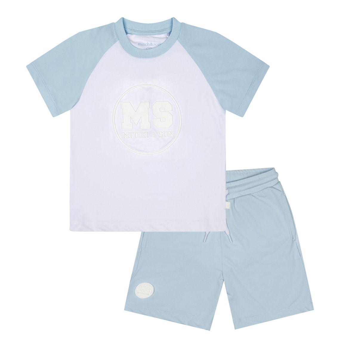 Picture of Mitch & Son Tyrone Blue Short Set