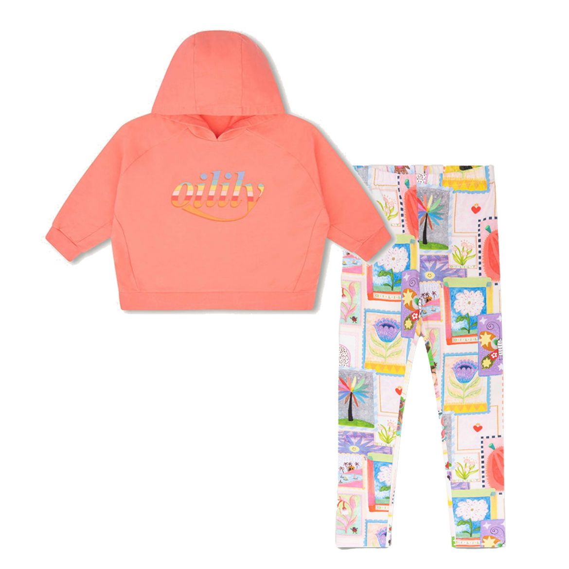 Picture of Oilily Girls Hiphop Hoody & Peppy Leggings Set