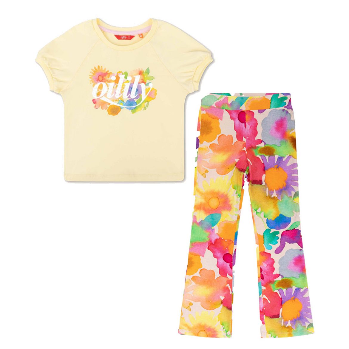 Picture of Oilily Girls Toria Top & Peace Flower Leggings Set
