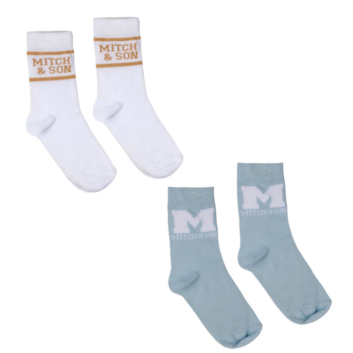 Picture of Mitch & Son Tamir Blue Pack of 2 Socks