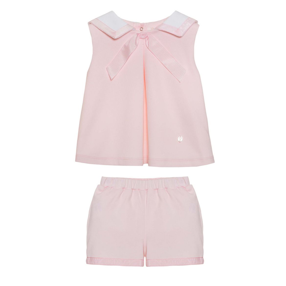 Picture of Patachou Girls Pink Bow Short Set