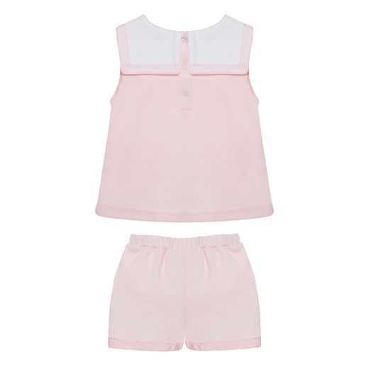 Picture of Patachou Girls Pink Bow Short Set
