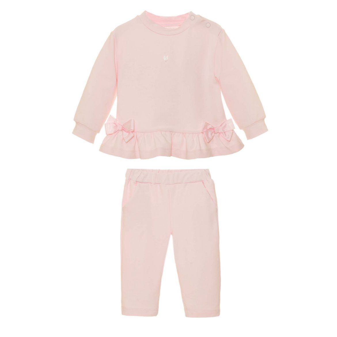 Picture of Patachou Girls Pink Bow Tracksuit