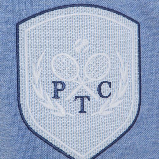 Picture of Patachou Boys Blue Sweatshirt & Short Logo Set