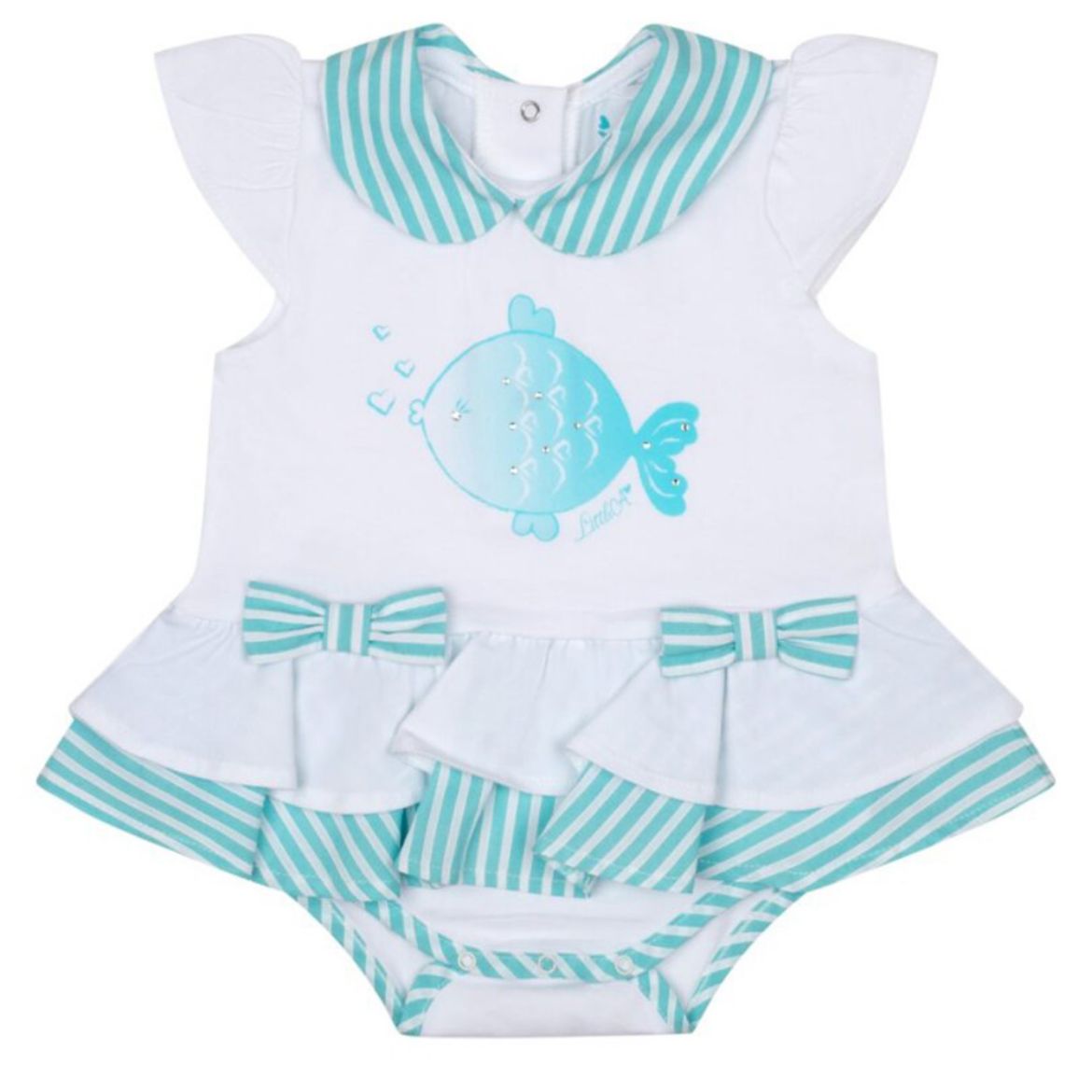 Picture of Little A Baby Girls 'Kirsty' Stripe Romper