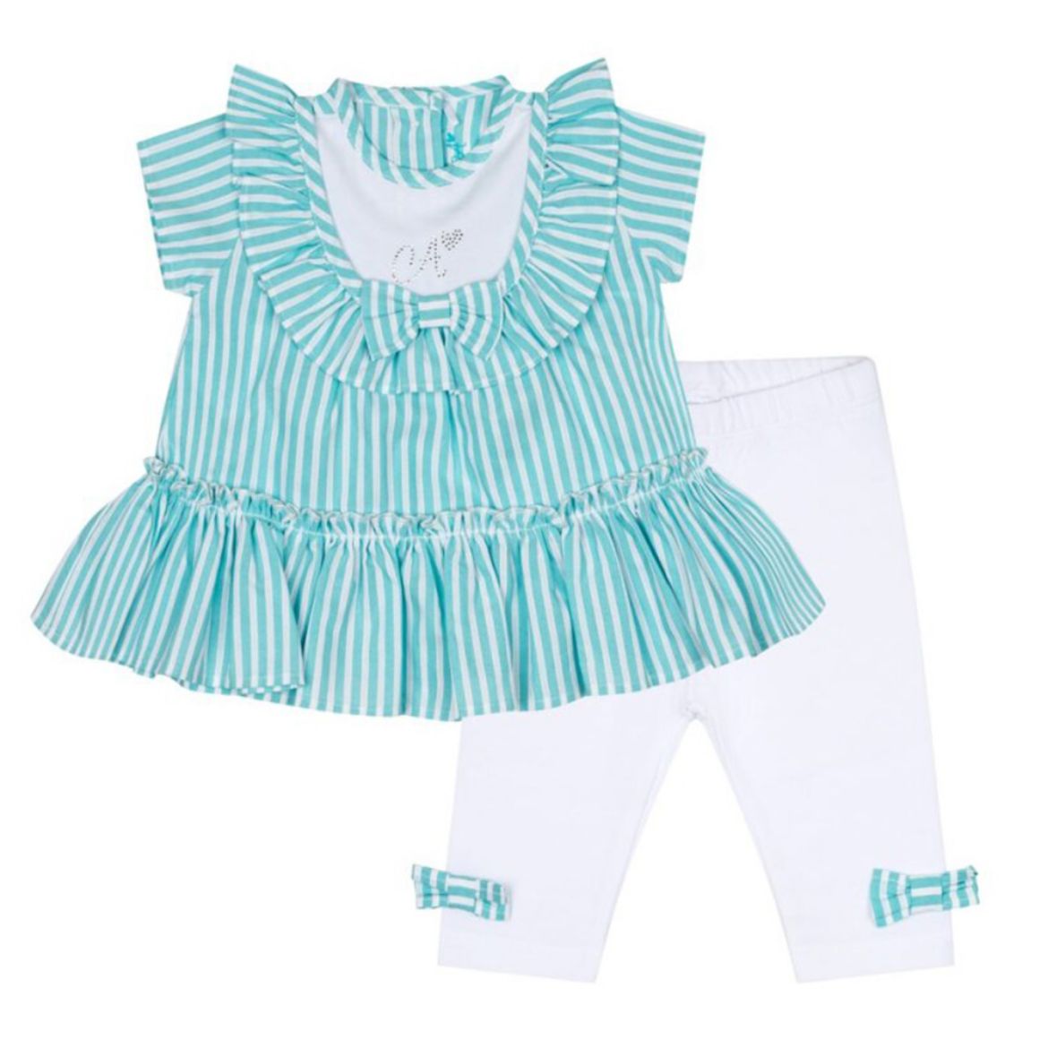 Picture of Little A Baby Girls 'Kristie' Stripe Legging Set